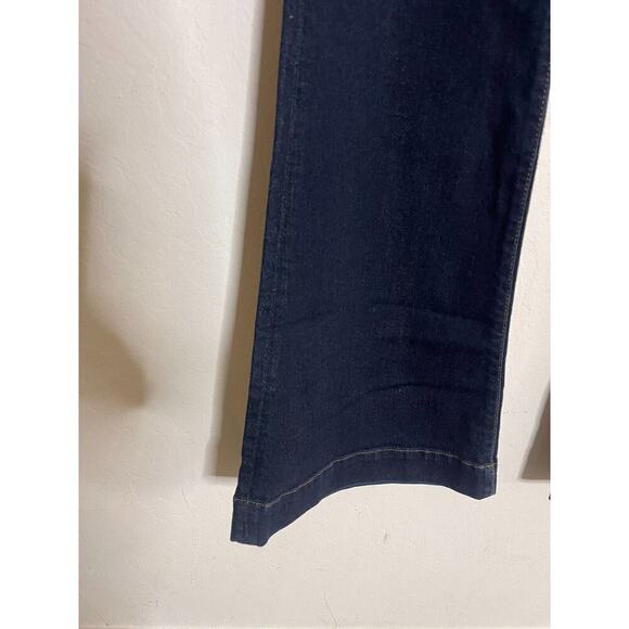 Hudson Jeans 29 Low Rise Flare Dark Wash Stretch Denim Y2k Style Flap Pockets - Picture 7 of 12